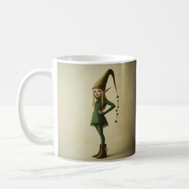 Verzauberter Waldelf Kaffeetasse (Links)