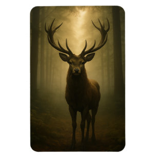 Verzauberter Waldhirsch – Ätherische Tierweltkunst Magnet