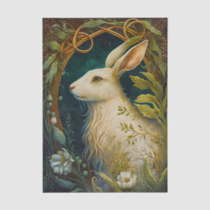 Verzauberter Waldkaninchen Hase Seidenpapier