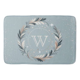 Verzauberter Winterkranz Badematte