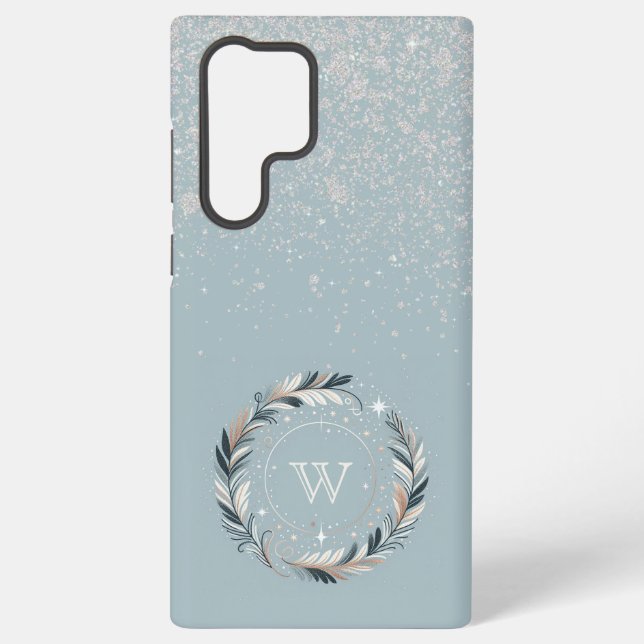 Verzauberter Winterkranz Samsung Galaxy Hülle (Rückseite)