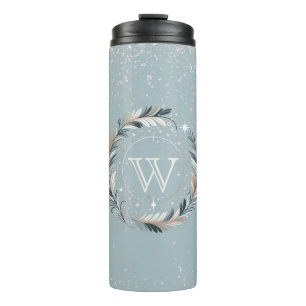 Verzauberter Winterkranz Thermosbecher