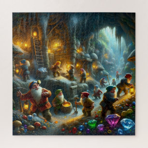 Verzauberter Zwergen-Edelsteinmine Puzzle