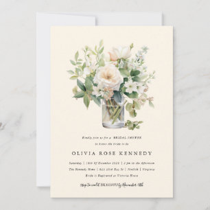 Verzaubertes Bohemisches Brautparty mit Wasserfarb Einladung