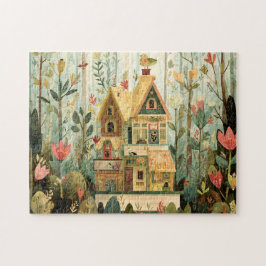 Verzaubertes Buchhaus Puzzle