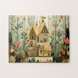 Verzaubertes Buchhaus Puzzle