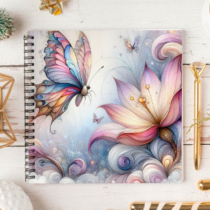 Verzaubertes Butterfly Spiral-Notebook Notizbuch