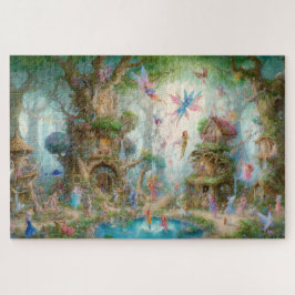 Verzaubertes Feendorf Whimsical Fantasy Puzzle