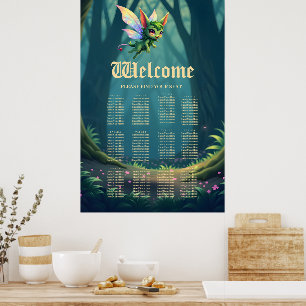 Verzaubertes Feenwesen – Magisches Wald-Elfenwesen Poster