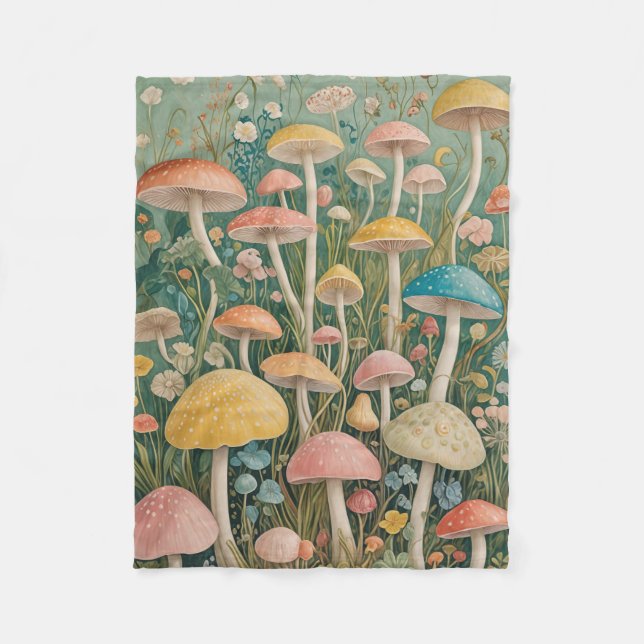 verzaubertes Holz Fleecedecke (Vorderseite)