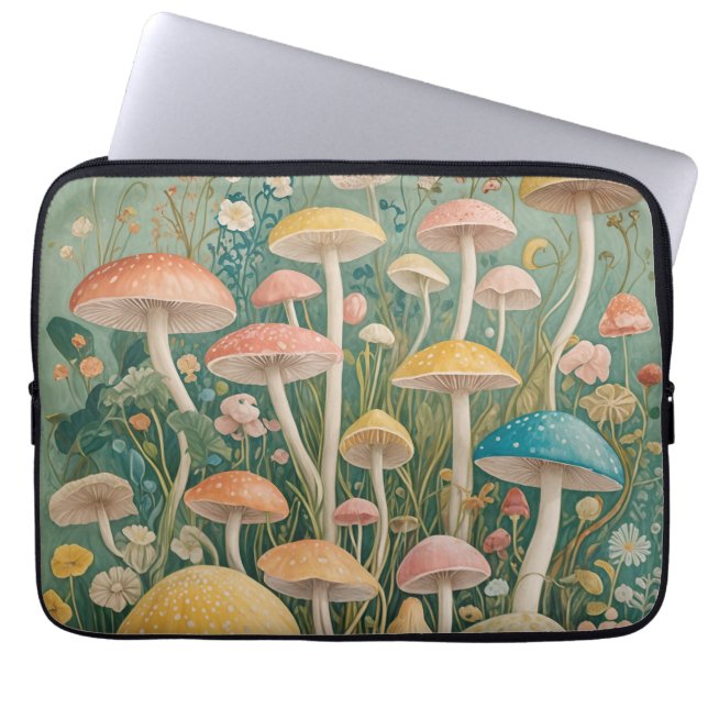verzaubertes Holz Laptopschutzhülle (Vorderseite)