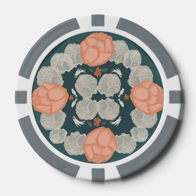 verzaubertes Holz Pokerchips (Vorderseite)