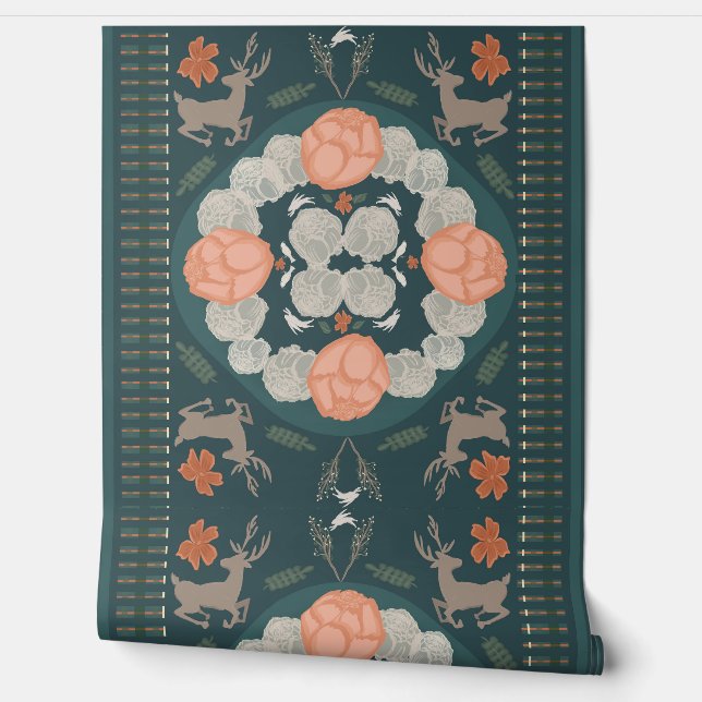 verzaubertes Holz Tapete (Abrollen)