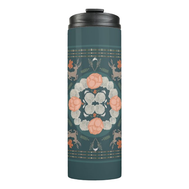 verzaubertes Holz Thermosbecher (Vorderseite)