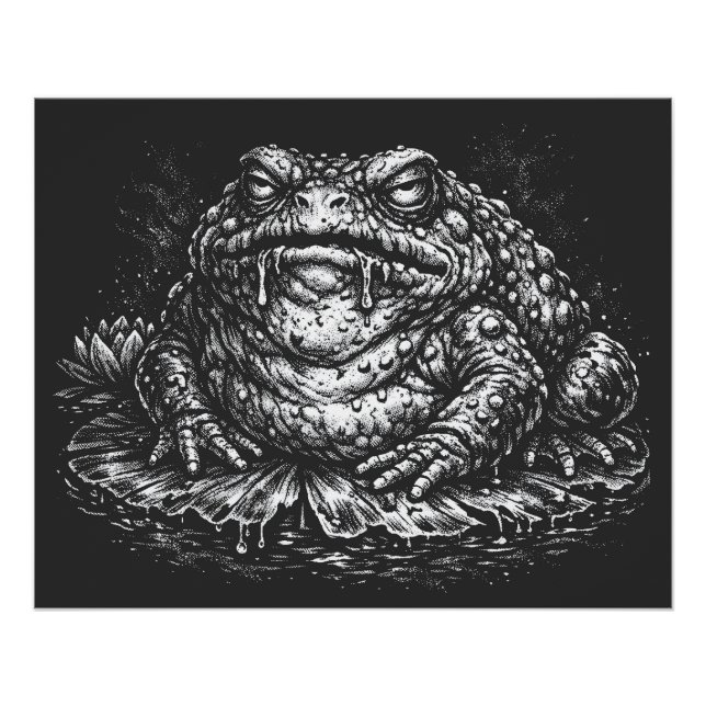 Verzaubertes Toad-Siegel von BurnsInHell Poster (Vorderseite)