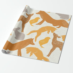 Verzaubertes Wald-Geschenkpapier Geschenkpapier