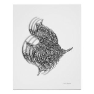 "Verzauberung", glänzendes Poster