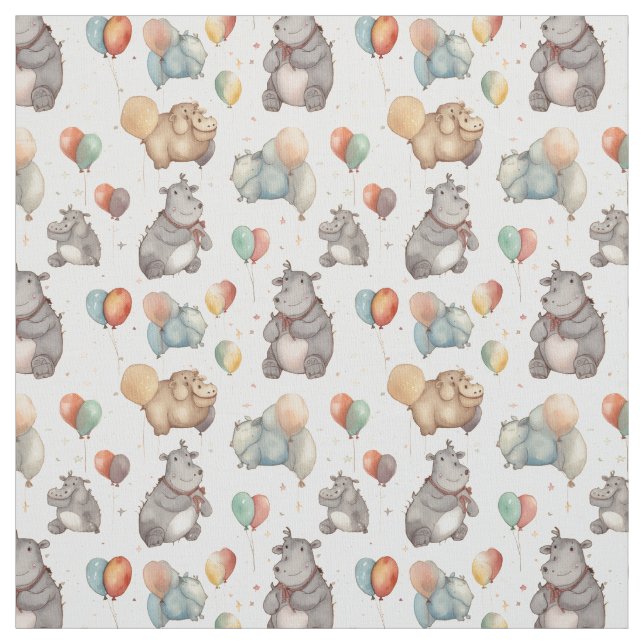 Verzauberungsfehler: Whimsy-Hippo Stoff (Muster)