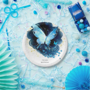 Verzauberungsspass Butterfly Geburtstag Pappteller