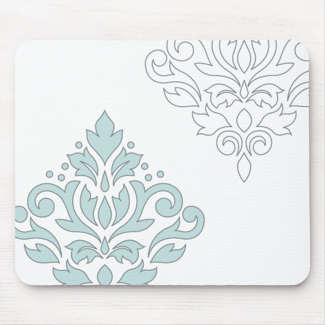 Verzeichnen Sie Enten-Ei-blaues Grau-Gewicht der Mousepad (Vorne)