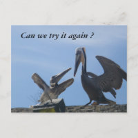 Verzeihen Sie mir/ gehen Sie raus mit mir_ Postkar