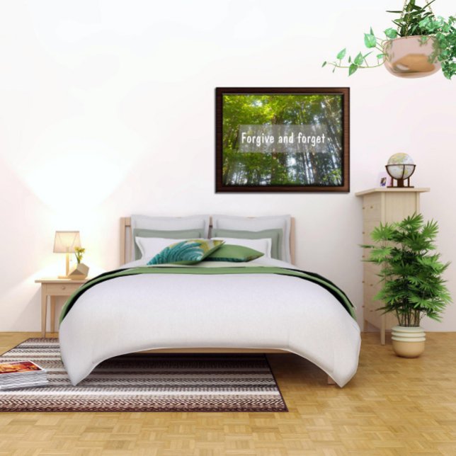 Verzeihen und vergessen Sie inspirierendes Sprichw Poster (Von Creator hochgeladen)