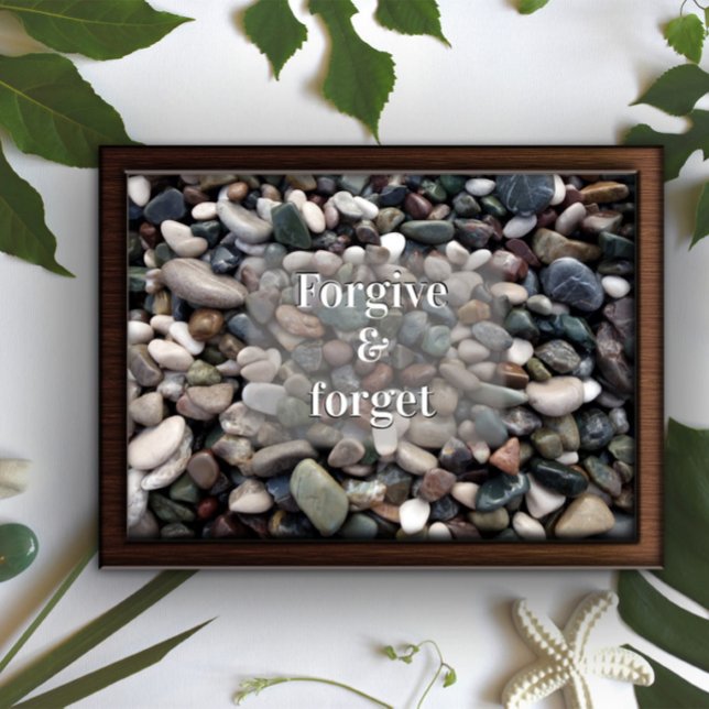 Verzeihen und vergessen Sie Sprichwort Poster (Von Creator hochgeladen)