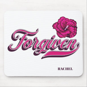 Verzeihter Hibiskus Mousepad