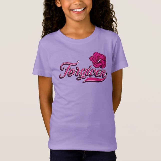 Verzeihter Hibiskus T-Shirt (Vorderseite)