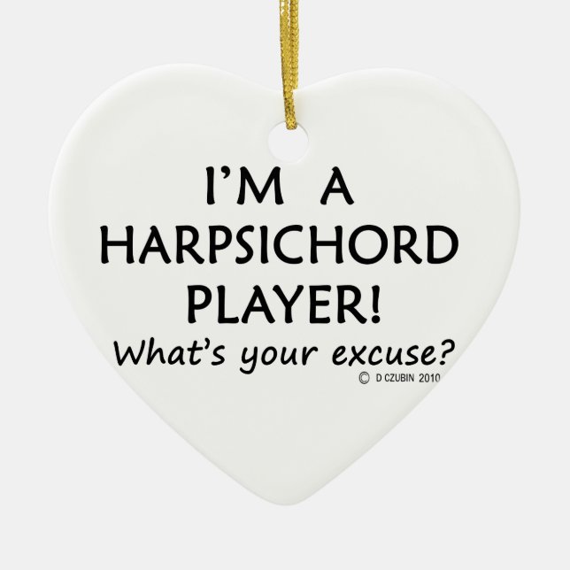 Verzeihung des Cembalspielers Keramikornament (Vorne)