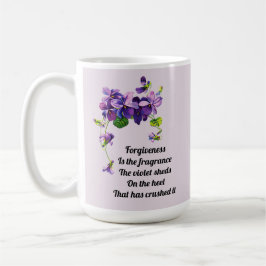 Verzeihung ist das Duft Violet Sheds Kaffeetasse