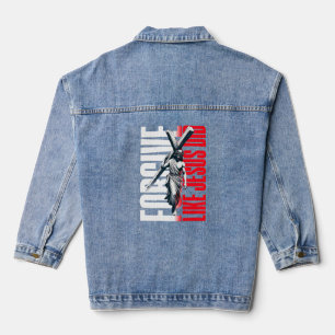 Verzeihung wie Jesus Jeansjacke