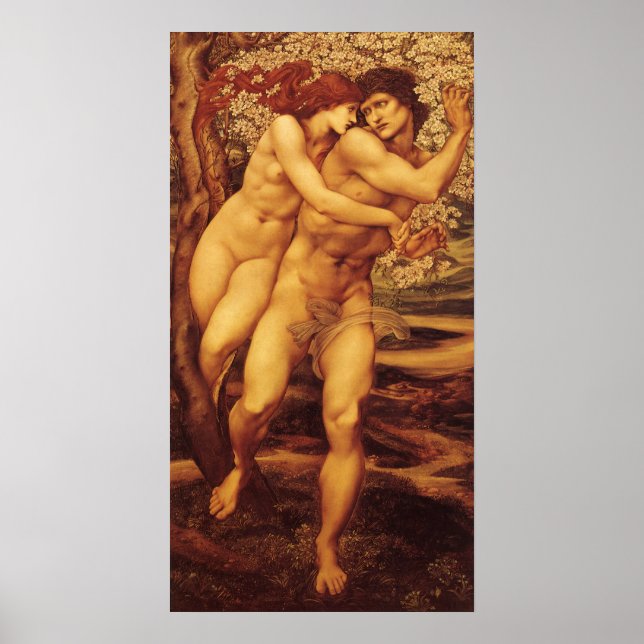 Verzeihungsbaum, Sir Edward Coley Burne-Jones Poster (Vorne)