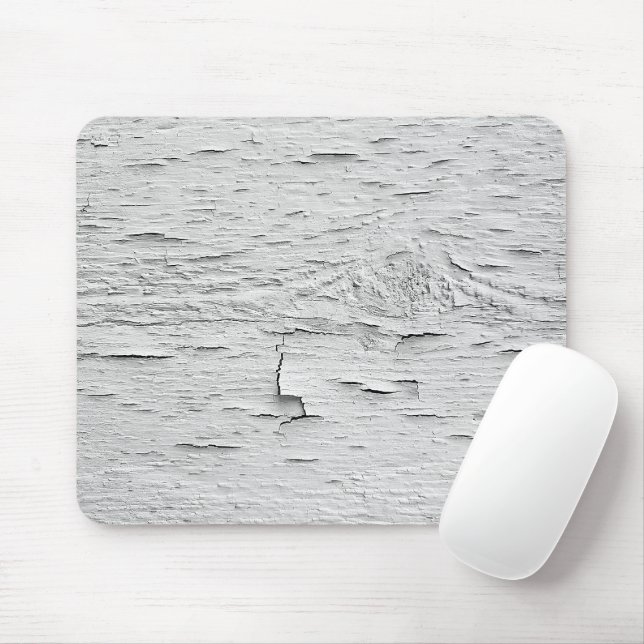 Verzerrte Farbe auf Holzstruktur Mousepad (Mit Mouse)
