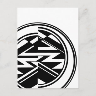 Verzerrte Geometrien Postkarte