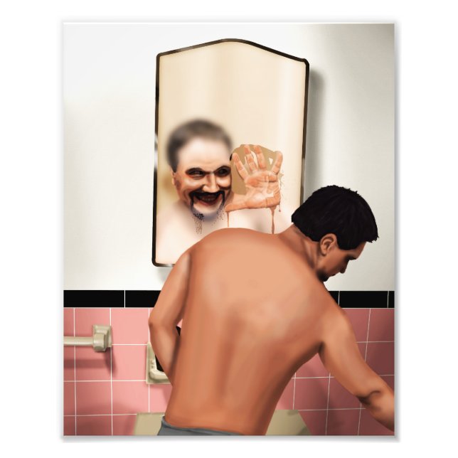 Verzerrte Reflektionen Fotodruck (Vorne)