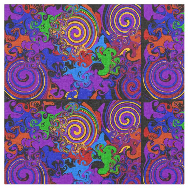 Verzerrte Wirbel Stoff (Nahaufnahme)