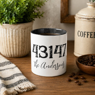 Verzerrter Zip-Code Tasse