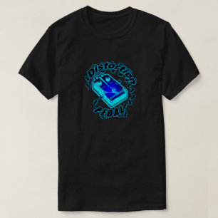 Verzerrung Pedal Electric Blue Shock T-Shirt