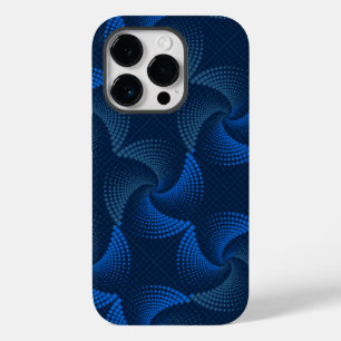 Verzerrungsmuster der Drehung DBlue BG Case-Mate iPhone 14 Pro Hülle