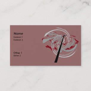 Verziehen Visitenkarte