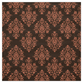 Verziert Barockbraun Damasmuster Stoff