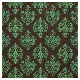 Verziert Barockbraun Damasmuster Stoff