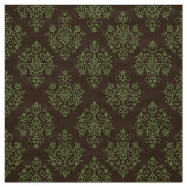 Verziert Barockbraun Damasmuster Stoff