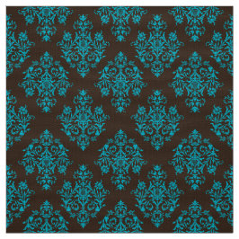 Verziert Barockbraun Damasmuster Stoff