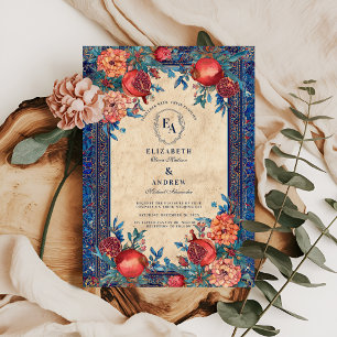 Verziert Garden Bloom Romantische Hochzeit Einladung