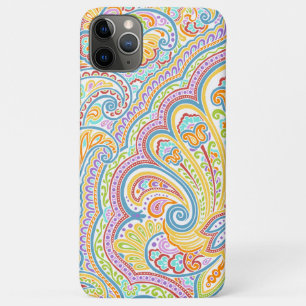 Verziert Hand Drawn Paisley Floral Motif iPhone 11 Pro Max Hülle