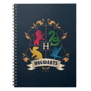 Verziert HOGWARTS™ House Wappen Notizblock