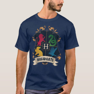 Verziert HOGWARTS™ House Wappen T-Shirt