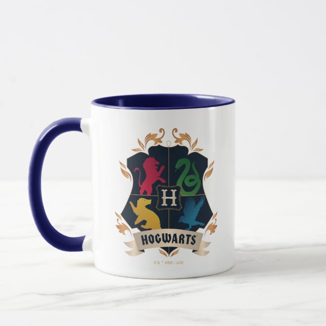 Verziert HOGWARTS™ House Wappen Tasse (Links)